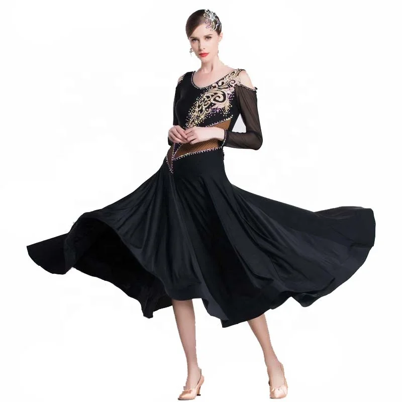 

M-18215 Women sexy ballroom dance dress high quality ballroom dance training dress waltz tango rumba practice dress for sale, Customized