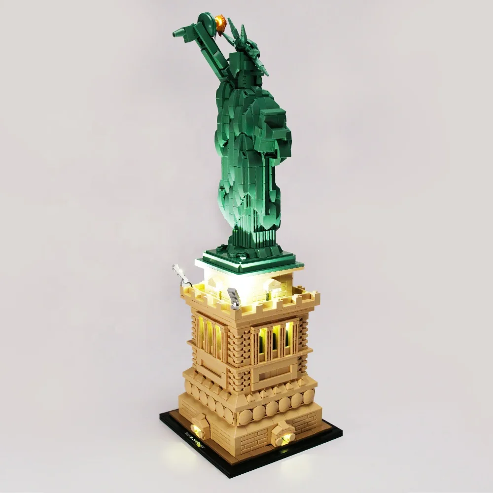 

LIGHTAILING LED Light Kit For Architecture Statue of Liberty Set Compatible With legos 21042 - not include legos set