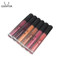 

Goovitor Hight Quality Vegan Waterproof Moisturizer Smooth Lip Stick Long-lasting Lipstick Matte Liquid Lipstick