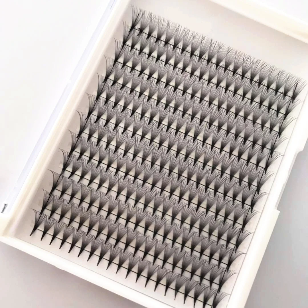 

wholesale premade lash cluster volume lash extensions 12d 10d 15d 16d 20d 0.05 0.07 0.10 mm C CC D DD russian lashes in XL tray