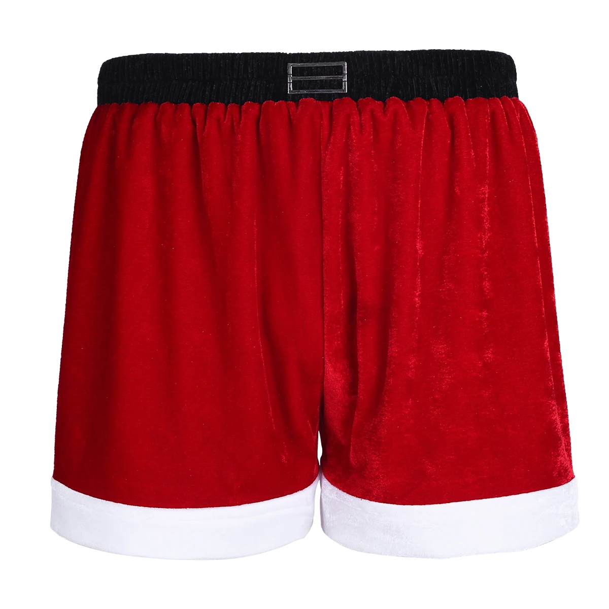 

iEFiEL Christmas Holiday Mens Boxer Shorts Flannel Xmas Santa Claus Boxers Fancy Audlt Boxers