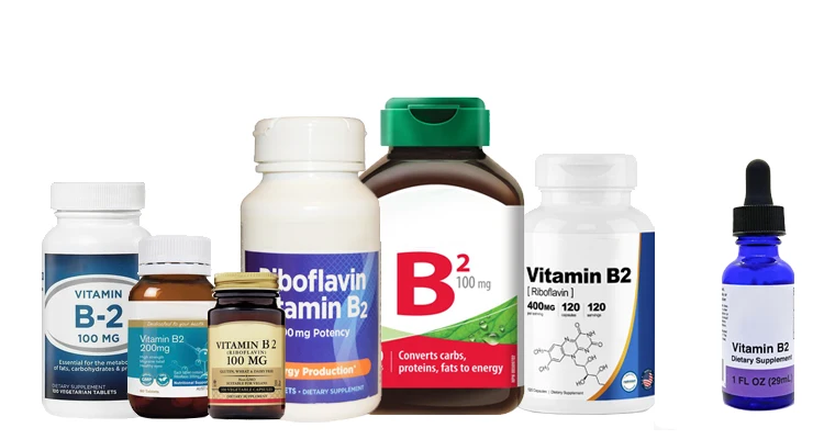 Vitamin B2 application