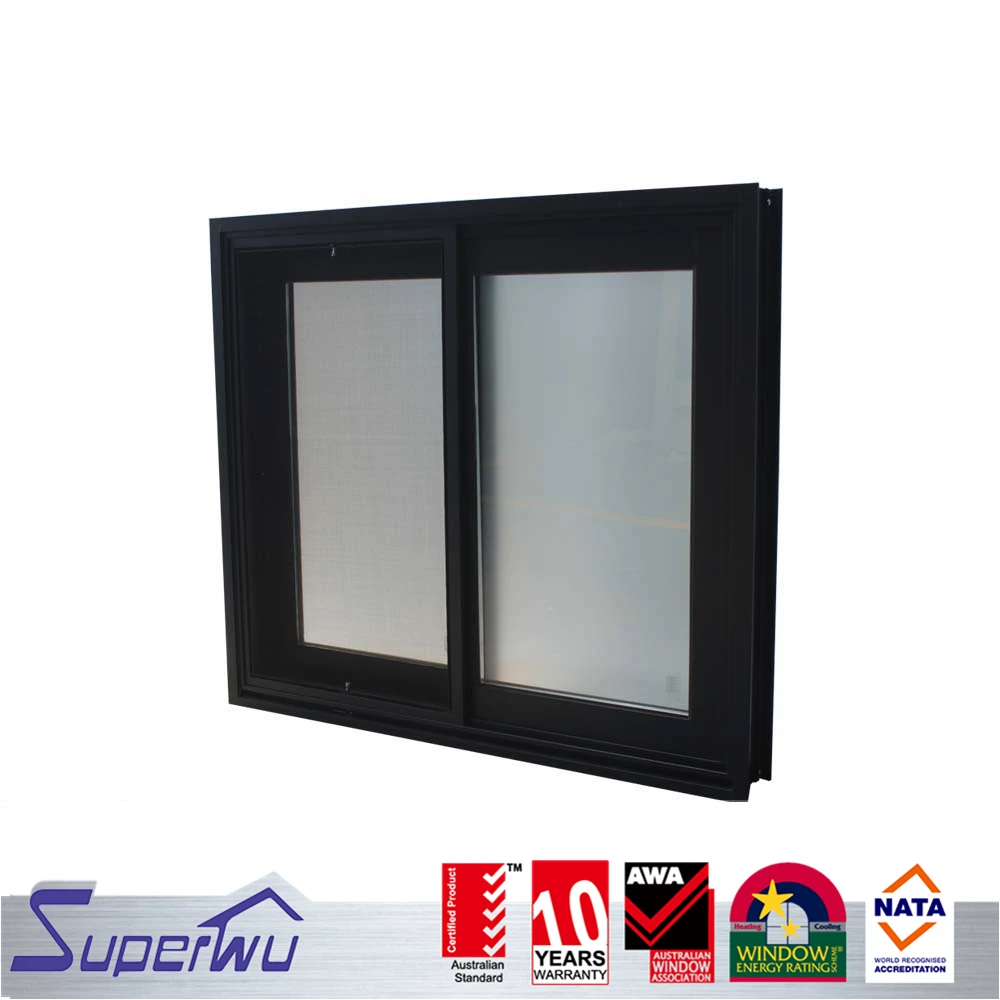 Australia standard AS2047 Aluminum thermal break glass sliding window double glazed window