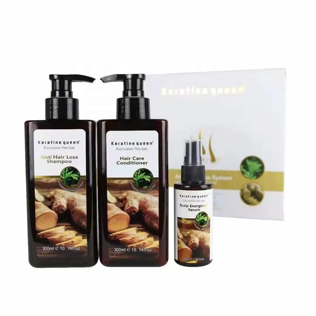 

Hot Sale Pure Natural Turmeric Extract Protective Anti Hair Loss Shampoo Set