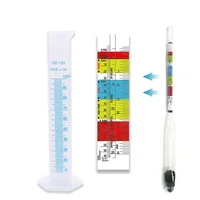 

High quality Triple Scale Hydrometer for Homebrew Wine Beer Cider Alcohol Tester