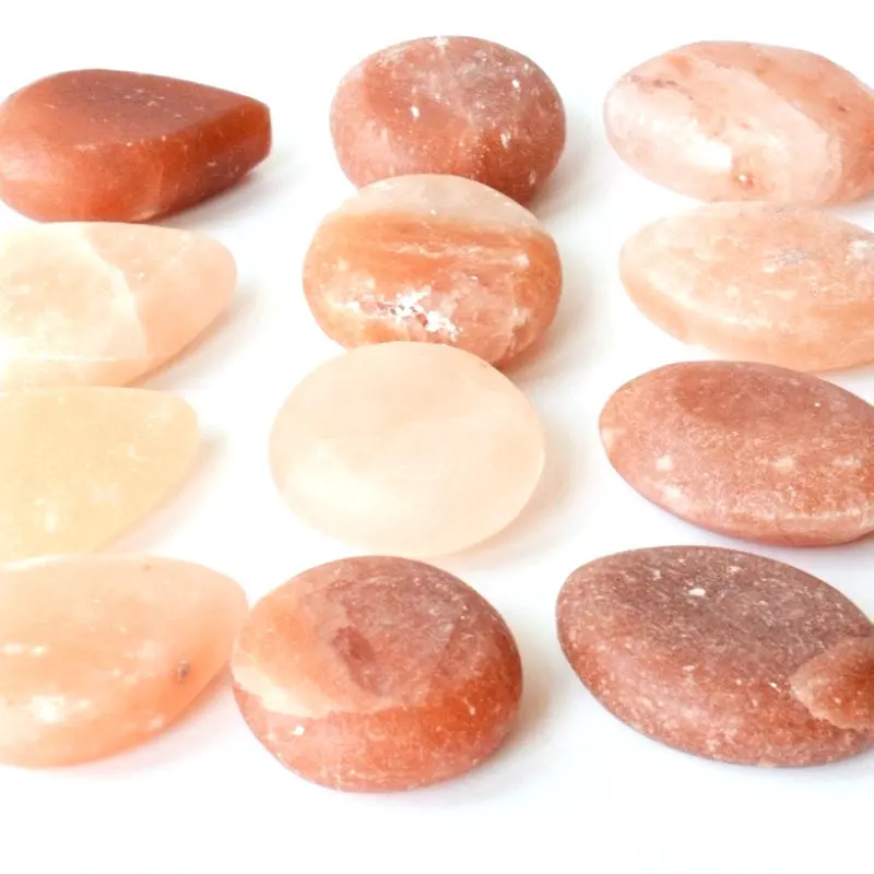 

Spa Therapy Relaxing Pain Relief Pakistan Hot Energy Rock Crystal Face Skin Pink Himalayan Salt Massage Stone