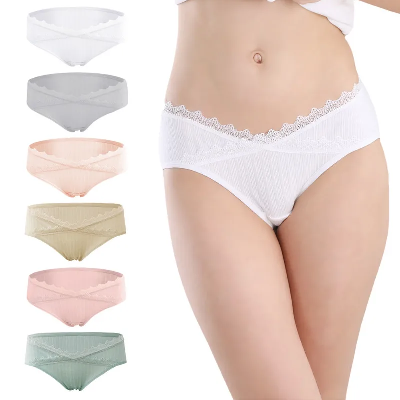 

HOT comfortable pregnant women's underwear V-type cotton plus size maternity panties, Picture