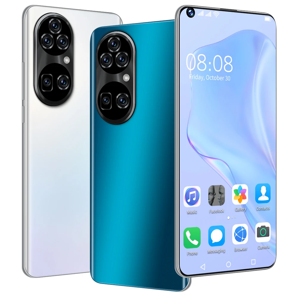 

P50 Pro+ smartphone Global version unlock Large memory 12+512GB mobilephone wifi GPS FM Face recognition, Black white blue