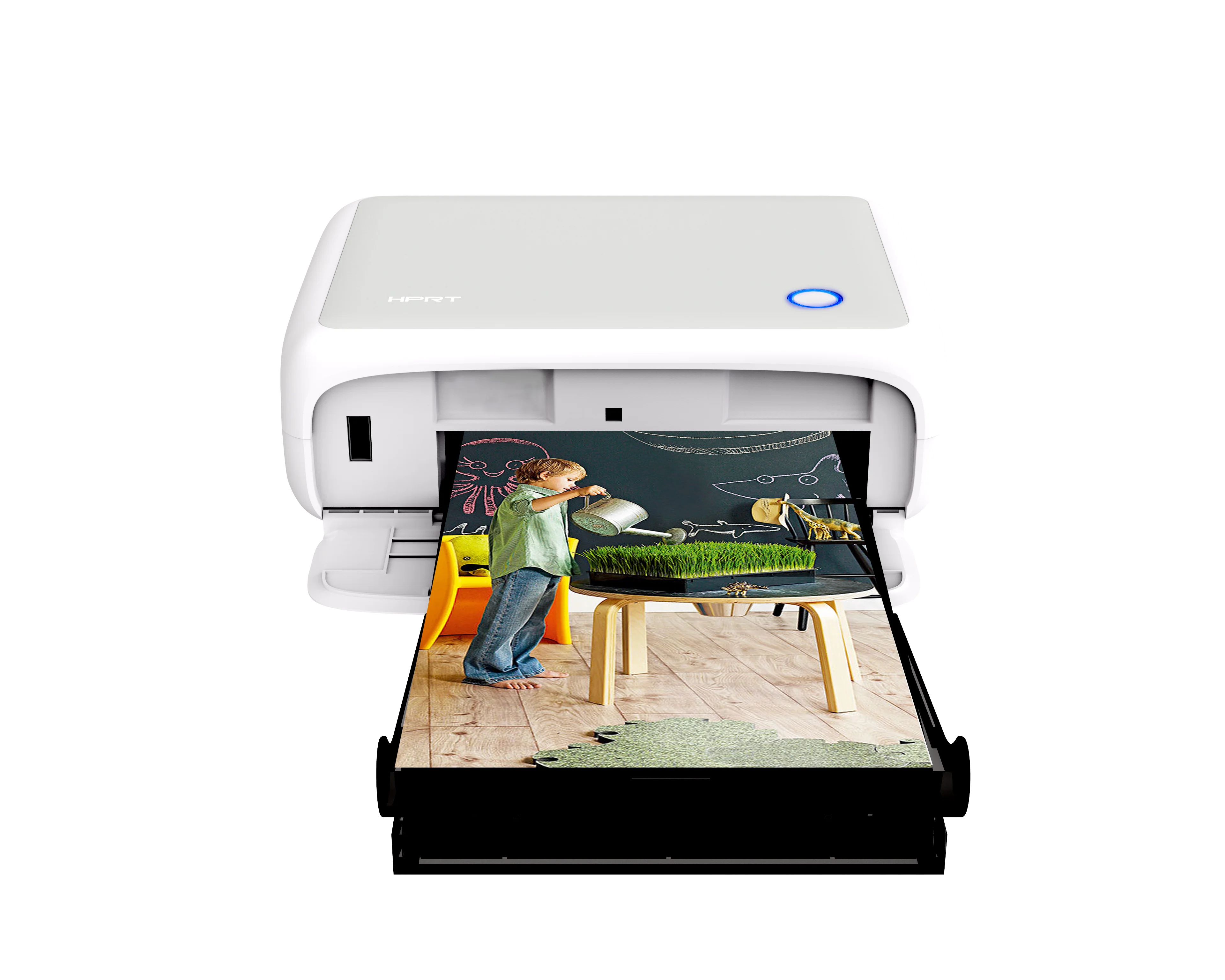 

Photo Printer Portable Full Color Printing WiFi Mini Househeld Thermal Sublimation Printer 4x6 Inch 300dpi AR Printing