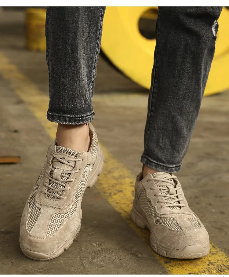 Safety shoes with plastic toe cap