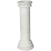 Polished Natural White Marble Round Pillar