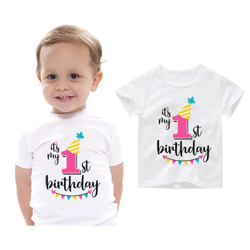 

2020 Trending Tshirts Size 1 2 3 4 5 6 7 8 Years Tops Tees Kid Birthday Tshirt DGKT-002