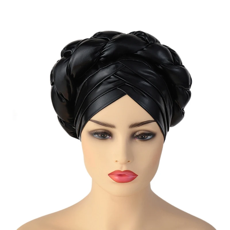 Black Nigerian gele headtie st