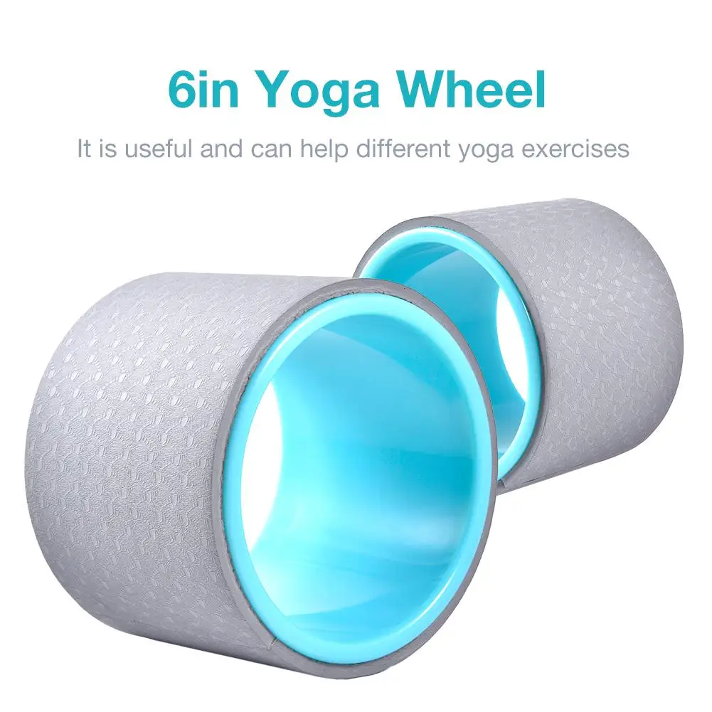 

Yoga Massage Wheel Back Stretch Roller Waist Shape Bodybuilding Gym Professional Fitness Equipment