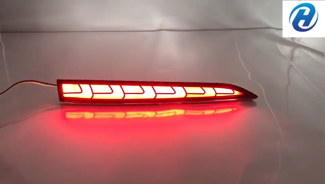 For Hyundai Accent Solaris I25 Verna 2017 2018 Rear Bumper Light Reflector Led Brake Light