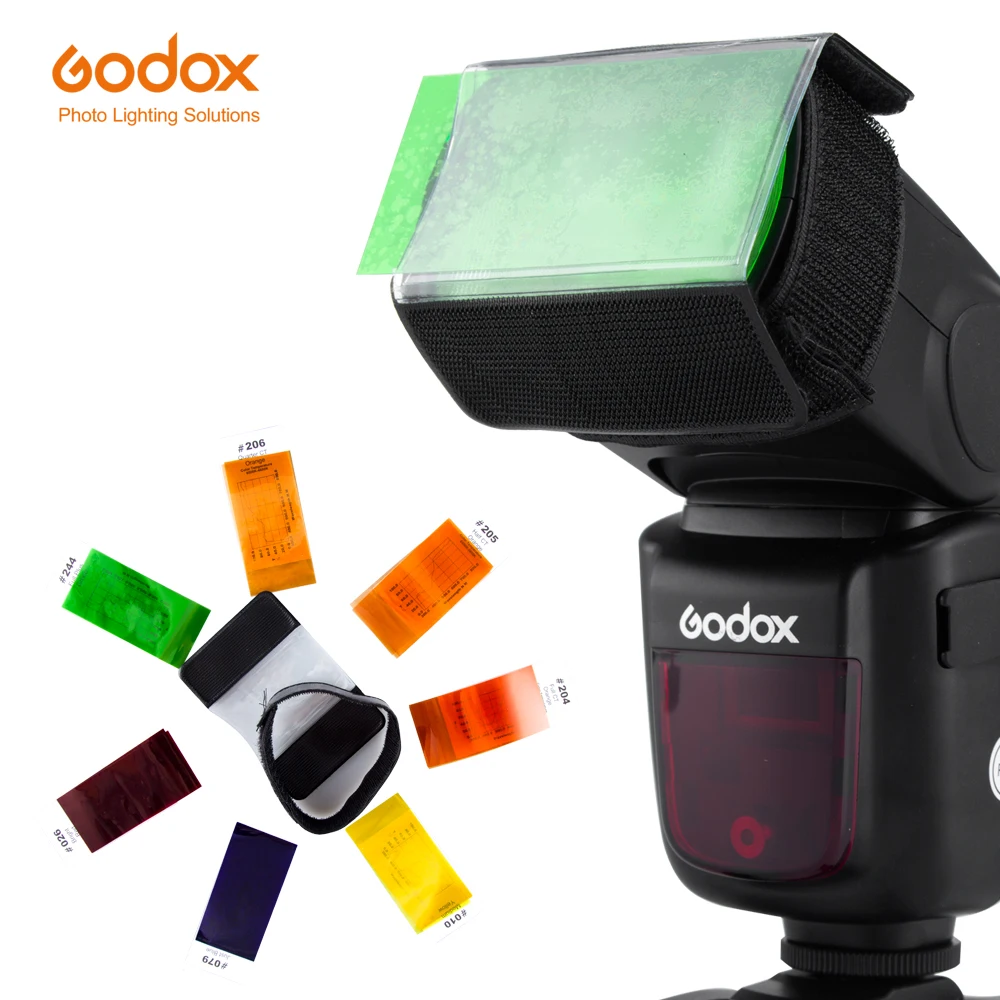 

Godox CF-07 Flash Universal Color Filter Kit For Pentax Godox Yongnuo Speedlite, Black