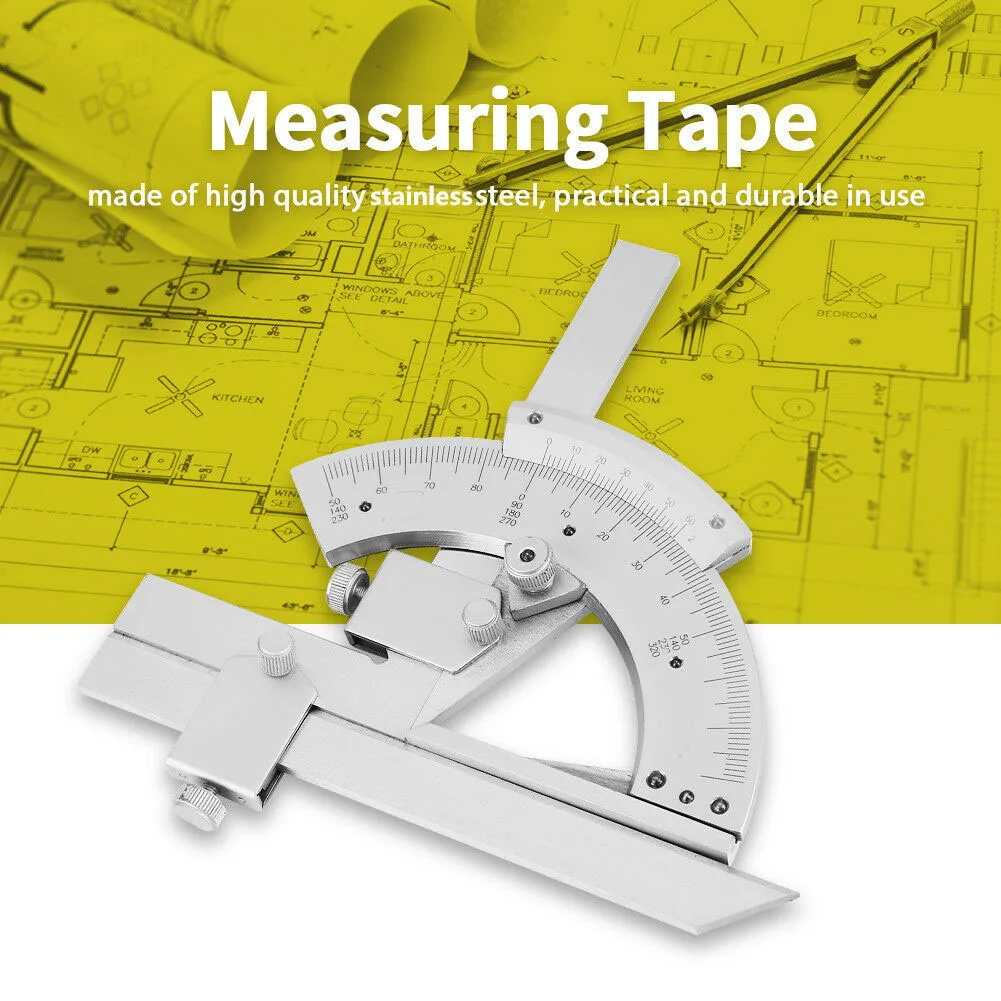 0320 Degree Universal Bevel Protractor Precision Angle Measuring