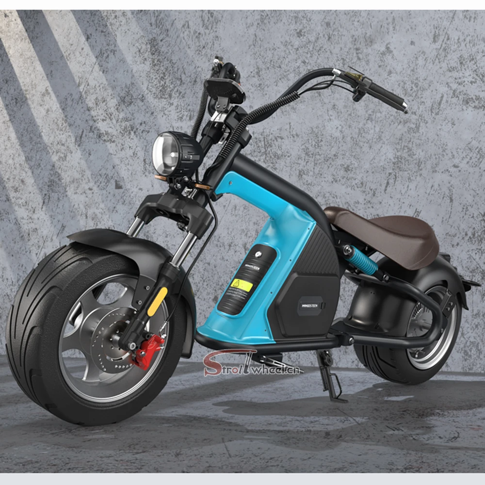 

M8 Europe Stock EEC Approved 2 Wheel 2000w Stand Up Electric Scooter Motorcycle Citycoco 2020 Holland warehouse, Red, black, blue, matte red, white.