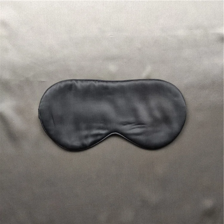 

RTS Soft Adjustable 100% Bamboo Eye Masks With Silk Filling In Charcoal