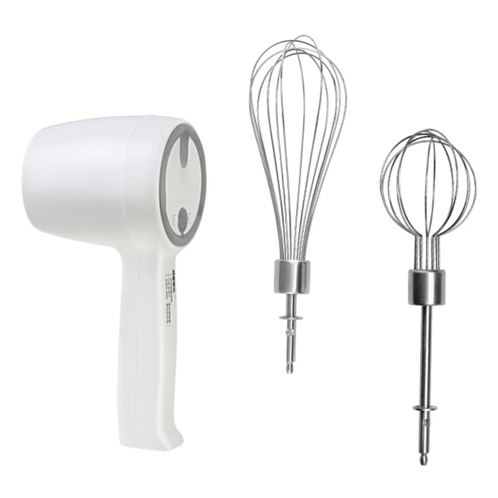 

OEM Customized Wholesale USB Rechargeable Built-in 1300mAh Battery Multi Purpose Automatic Wireless Electric Egg Beater Whisk, White, customized