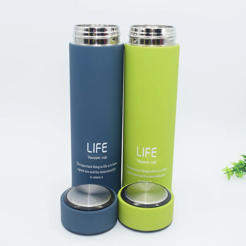 

Zogifts Newest Promotional Life Vacuum Bottle Stainless Steel Water Bottle For Gift Bottle, Red,light green,black,deep blue,gold