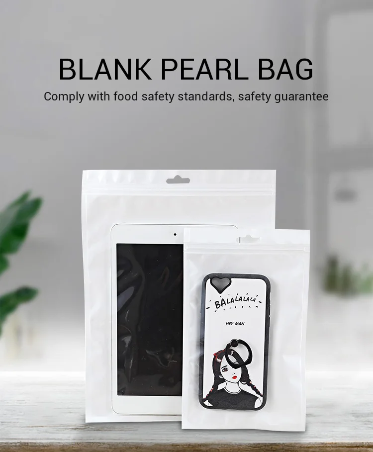 Mobile Phone Case Opp Clear Packaging Laminated Plastic Bags Resealable