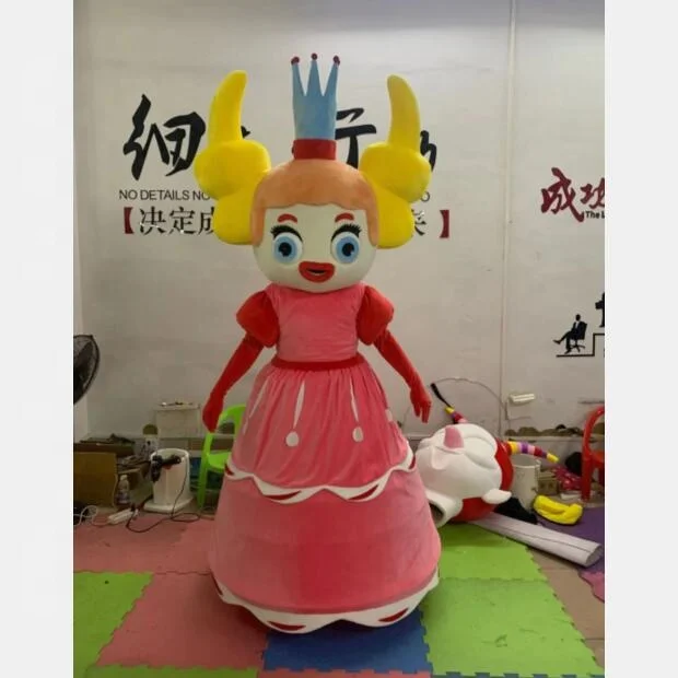 

High quality CE plush Inflatable princess mascot costume Halloween carnival costumes for party mascota, As same as picture or as your request