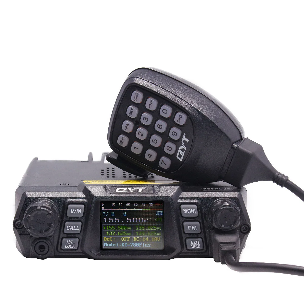 

QYT KT-780 Plus 100 Watts Powerful VHF 136-174mhz Ham Mobile Radio Transceiver 200channels Long range communication KT 780 Plus