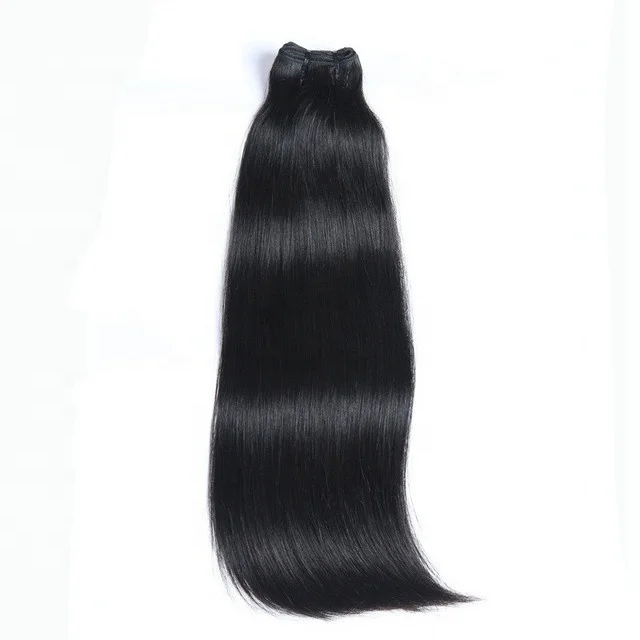 

BEAU FLY High Quality Bundles Double Drawn Human Hair Bone Straight Hair, Black