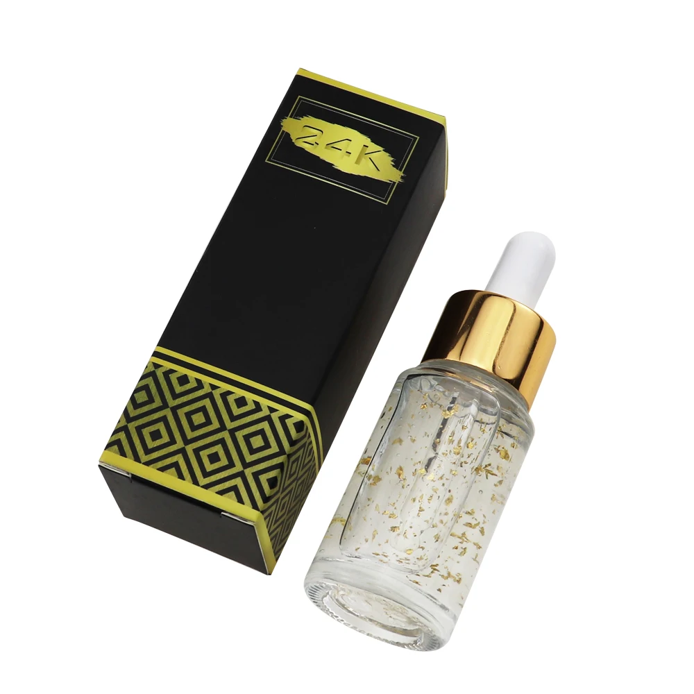 

Private Label 50pcs OEM Anti-aging Whitening 24k Gold Serum Essential Oil Wholesale Low Moq