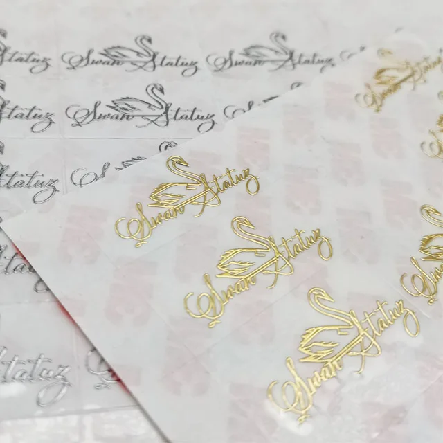 Large Size Letters Custom Electroforming Nickel Stickers 3d Label Metal