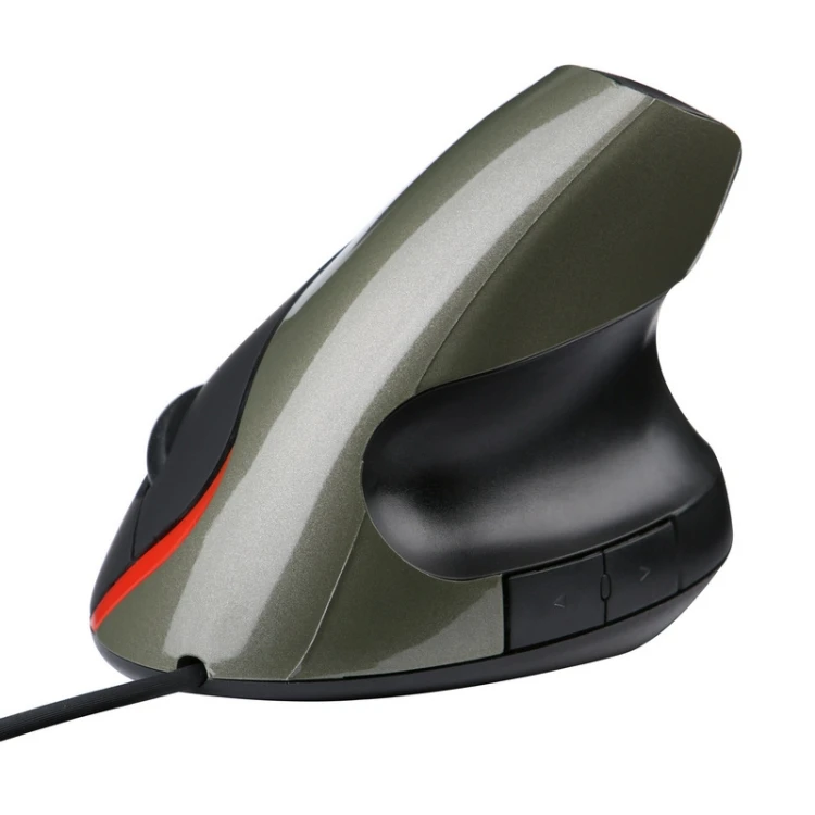 

Ergonomics JSY-12 5 Keys USB Wired Vertical Mouse Ergonomic Wrist Brace Optical Mouse