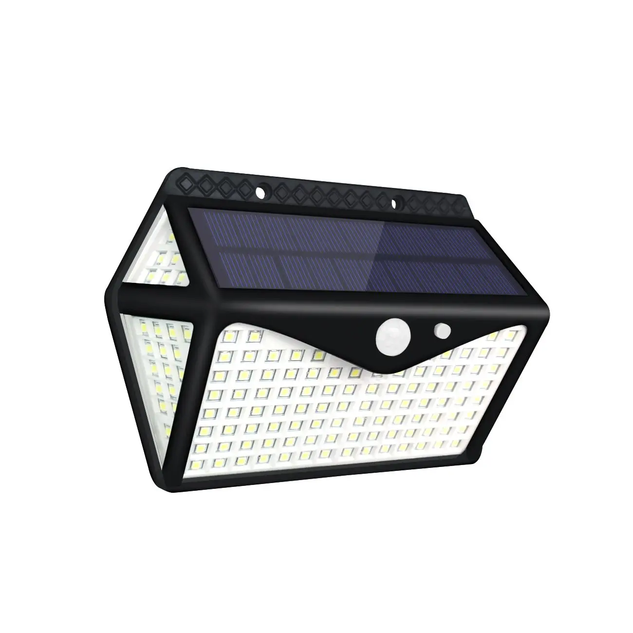 DIFUL Solar Lights Outdoor Garden 140 LED Design Outdoor Powered Security Wall Decorative Solar Garden Light CE Certification