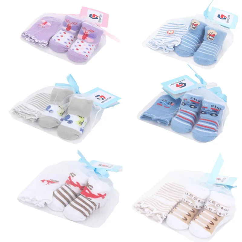 

Wholesale Gloves Children Sock Organic Cotton Gift Set Winter Baby Socks
