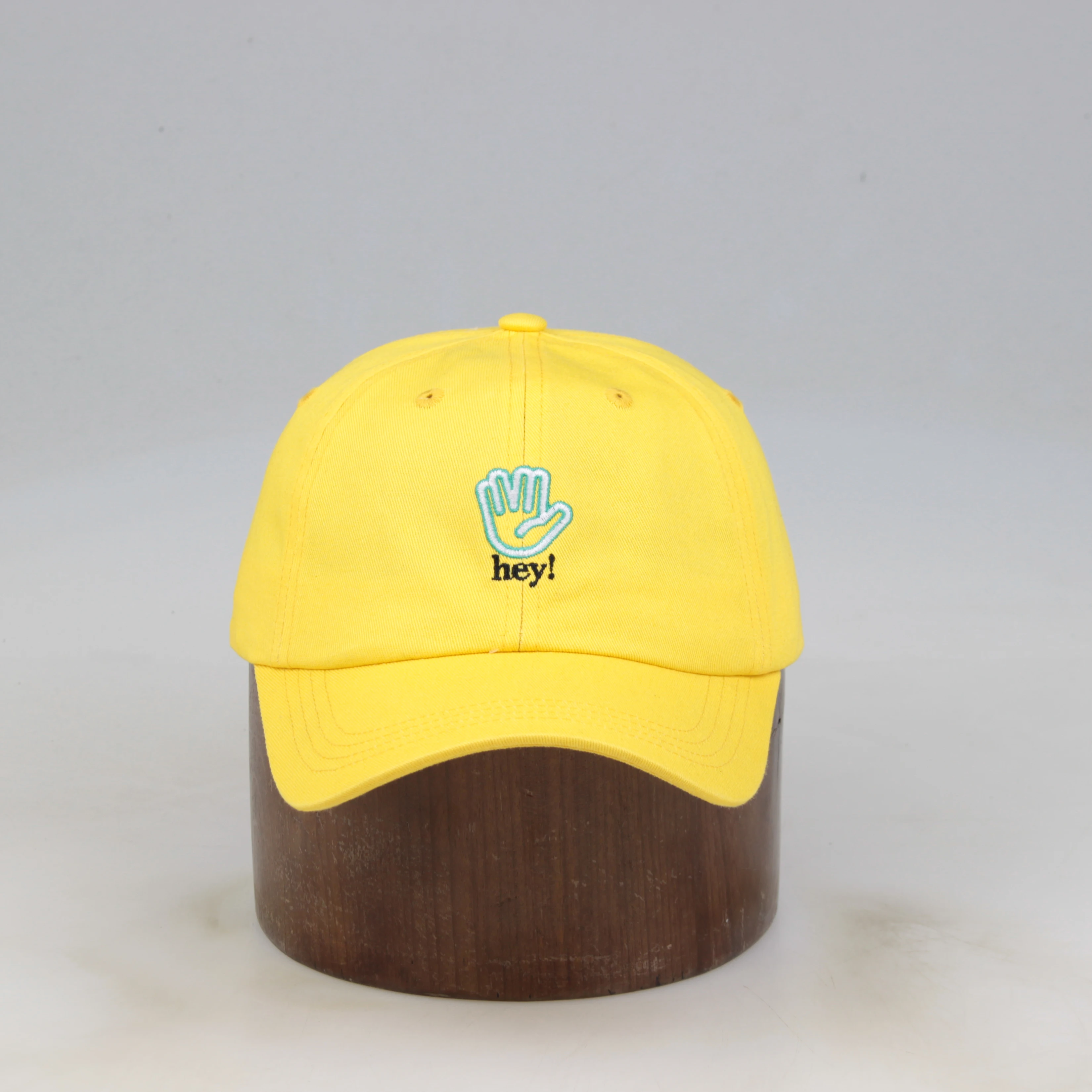 

Embroidery Custom Logo Dad Baseball Cap Hat Men Sport Cap Wholesale Can Be Customized Unisex Embroidered Style, Yellow