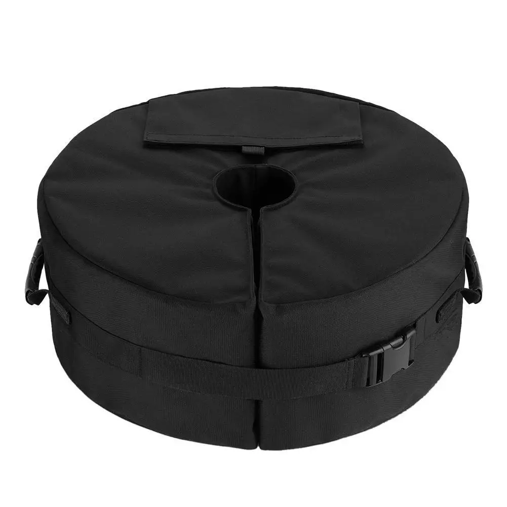 

Outdoor Durable 900D PU Oxford Detachable Round Umbrella Base Weight Sand Bag Camo Black Round Umbrella Base Weight Sand Bag