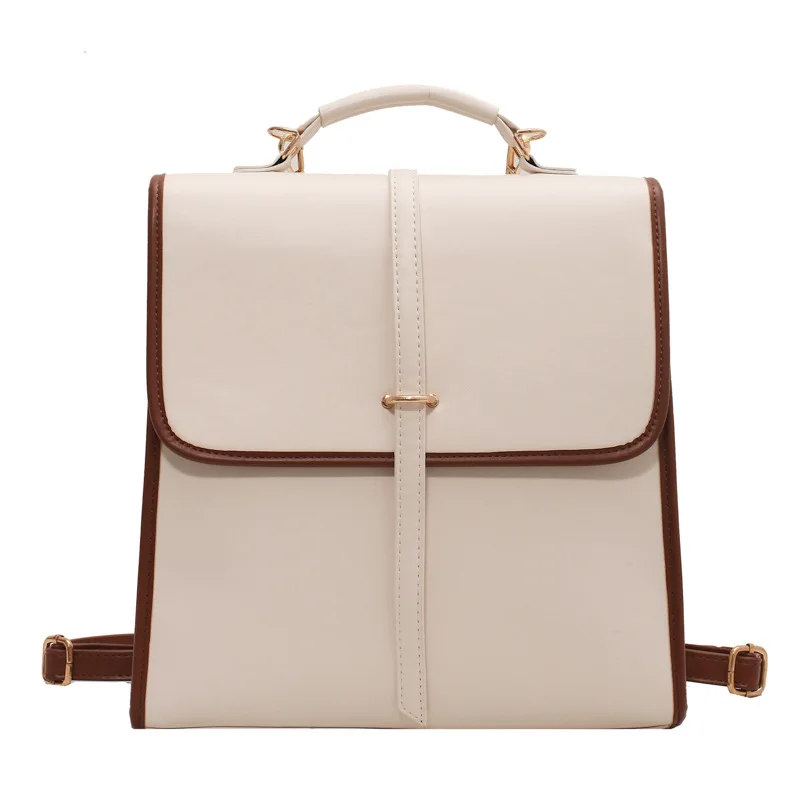 

Vintage British Style Backpack Luxury Shoulder Bags Fashion Student Schoolbag, Picture