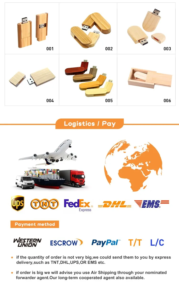 USB wooden Drift Bottle wood box flash drive pen driver swivel memory stick promotion gift free logo - ANKUX.COM