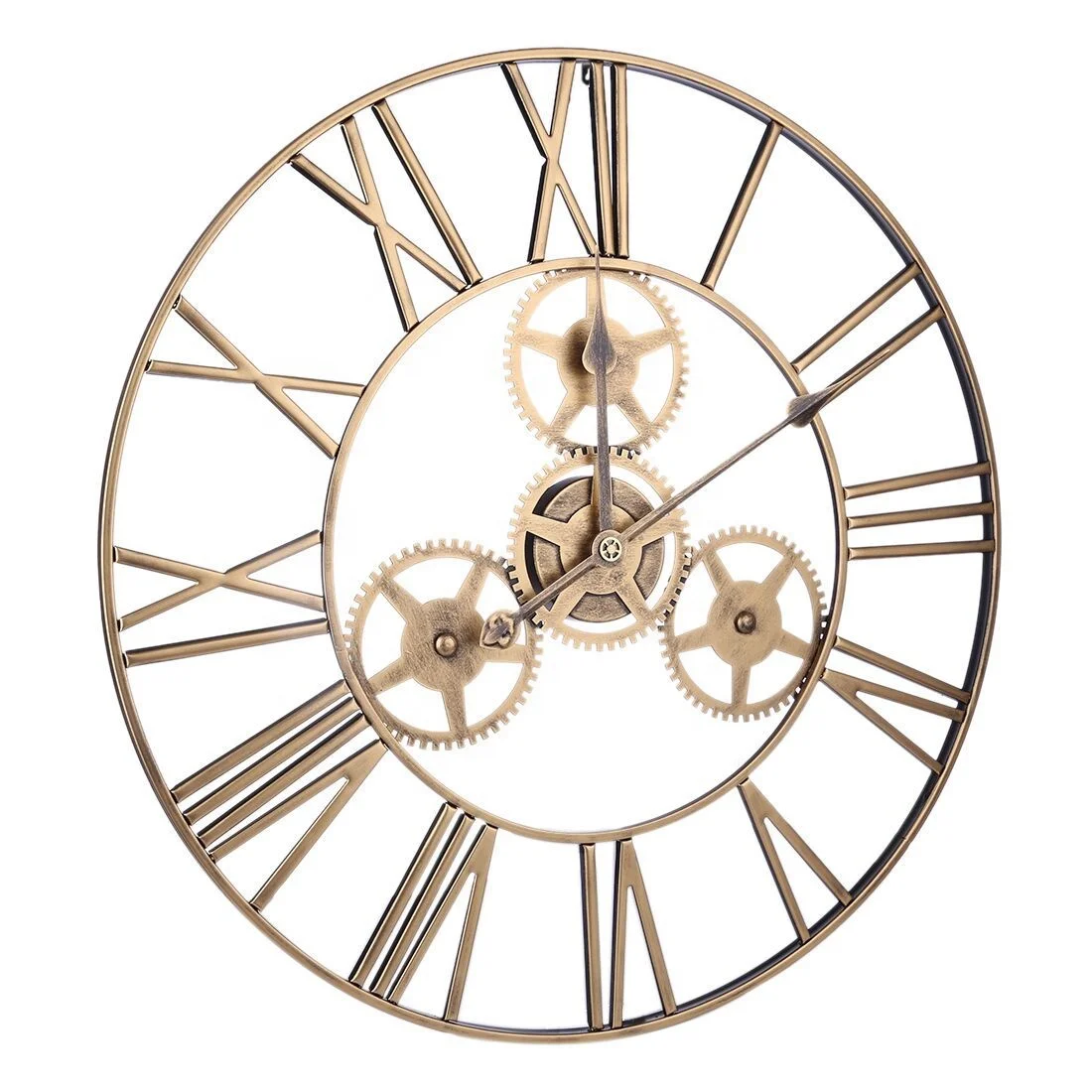 

Luxury Home Decoration Low MOQ Modern Clock Iron Wall Clock