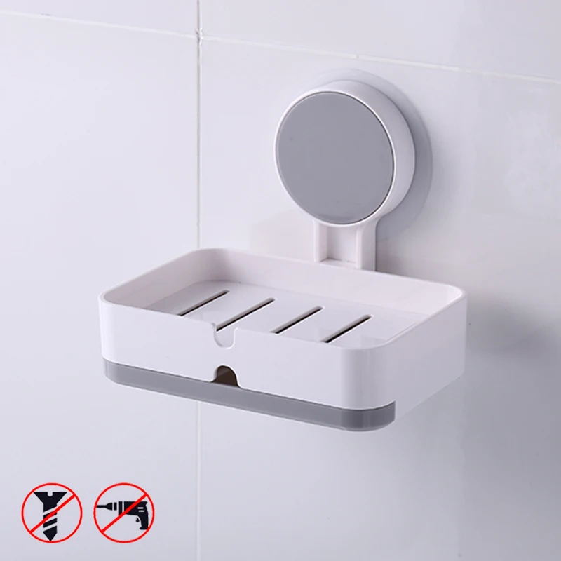 

2020 Hot Sale 2 layer wall mount hanging soap holder bathroom soap holder creative design adhesive soap holder