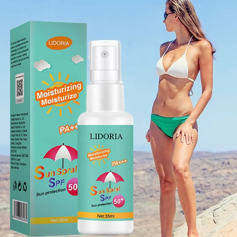 

Summer High-time Sun Protection SPF50+ Sunscreen Anti-Ultraviolet Spray Light Sunburn Moisturize Sweat-proof Waterproof Outdoor