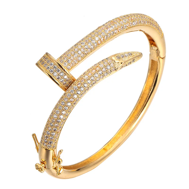 

Fashionable 18K gold plating gemstone bangle With Trade Assurance