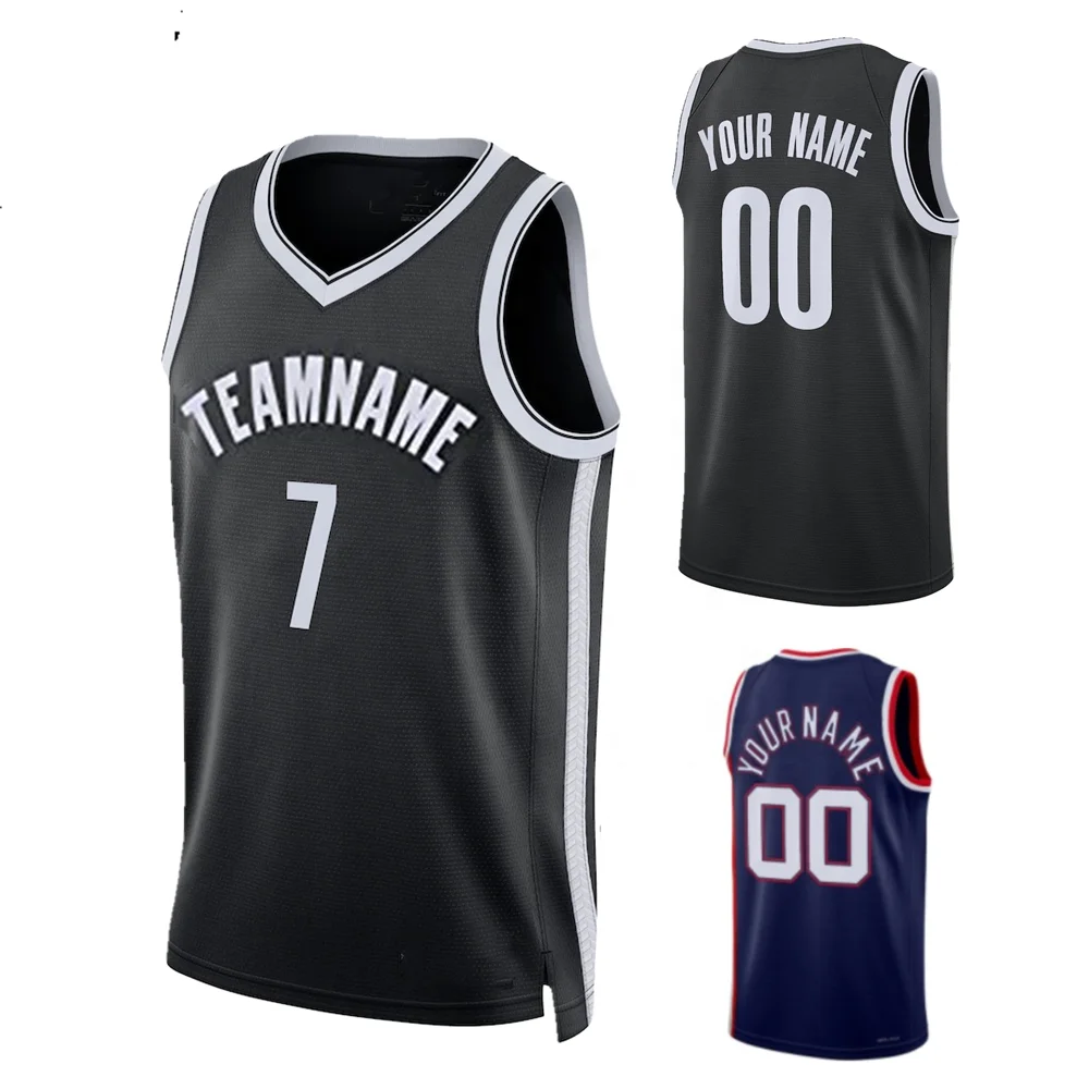 

Cheap Custom Stitched Embroidered Blank Basketball Jersey White Grey Navy Black 2021/22 For Men Kids, Custom accepted