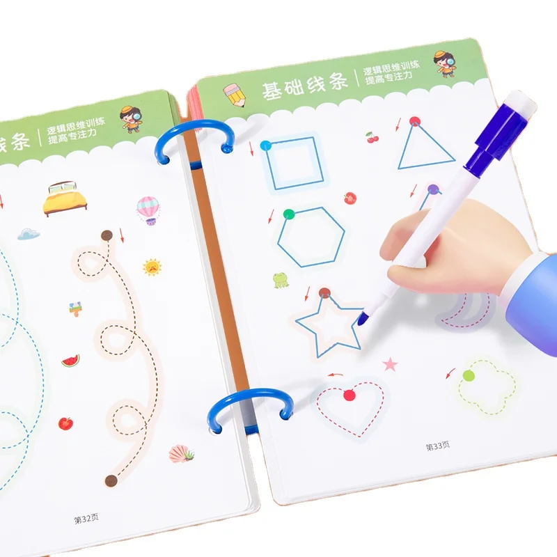 

2023 new pen control training toys for children practicing writing with different levels educational toy for children CE