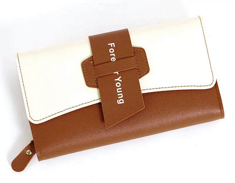 

Three fold banknote bag safe phone purse multifunctional wallet for lady
