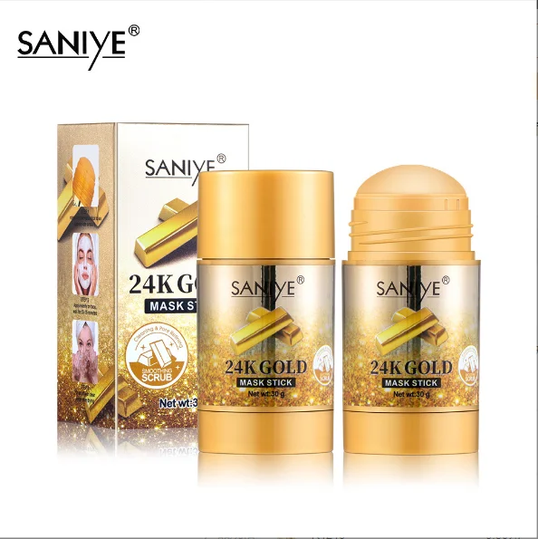 

Yanmei 24K Golden Collagen Mask Stick Organic Moisturizing Anti Aging Whitening Basic Cleaning Beauty Skin Care Solid Mask Stick