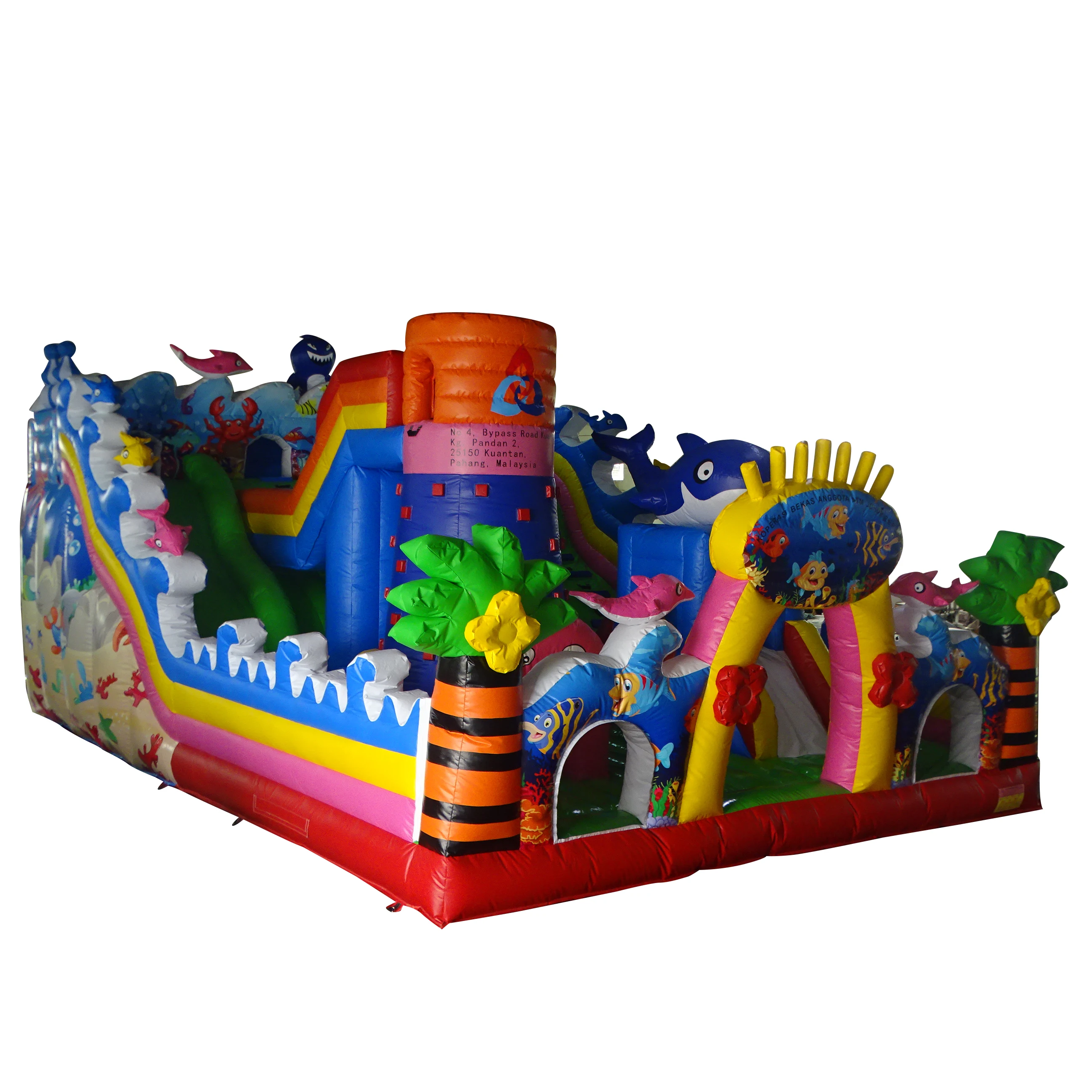 商业定制儿童充气玩具设备户外游乐场巨型充气游乐园