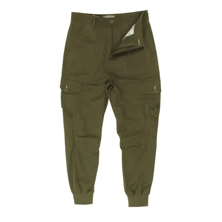 

2021 man trousers / pants casual loose style ankle-long length spring sweat long casual trousers, Customize