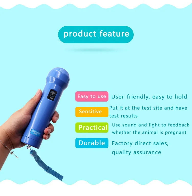 Handheld Veterinary Pregnancy Test Aultrasound Machine Sow Goat
