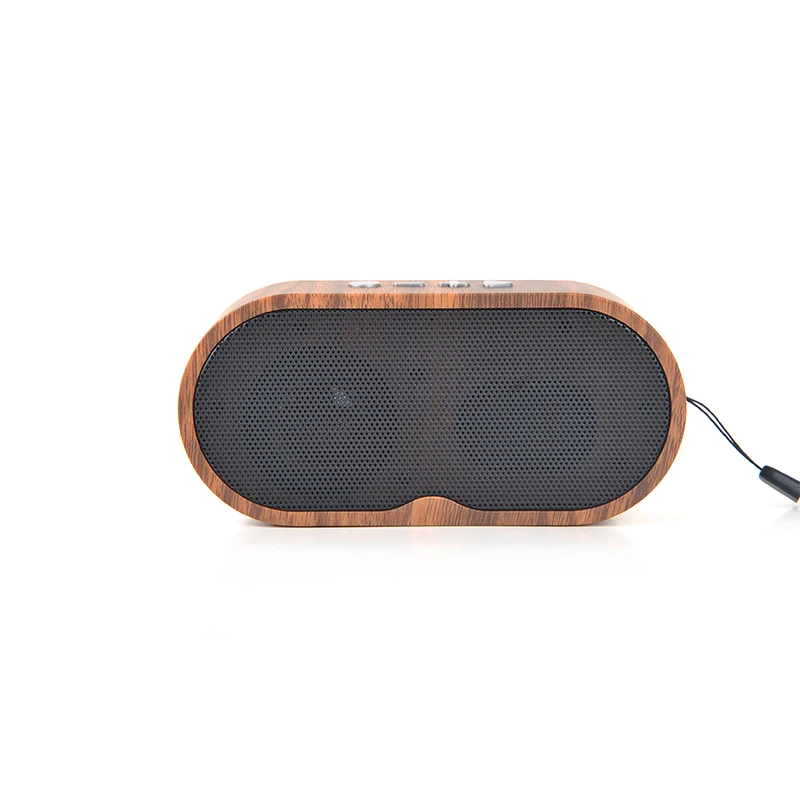 OEM F3 Wooden Wireless Stereo Mini Portable Speaker - ANKUX.COM